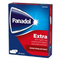 PANADOL Extra 500mg/65mg 24 potahovaných tablet IV