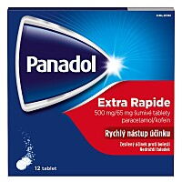 PANADOL Extra rapide 500 / 65 mg 12 šumivých tablet
