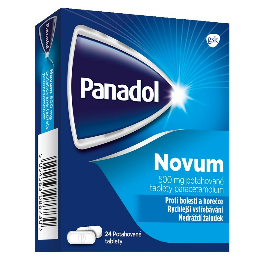 Levně PANADOL Novum 500 mg 24 potahovaných tablet