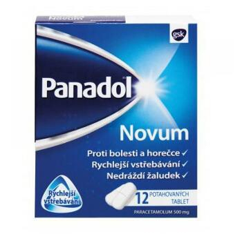 PANADOL NOVUM 500 mg Potahované tablety 12 x 500mg