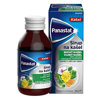 PANASTAT Sirup na kašel 128 g (Na suchý kašel) - Přírodní
