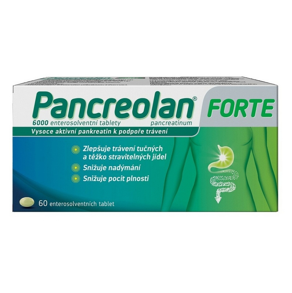 Levně Pancreolan forte 6000U 60 tablet