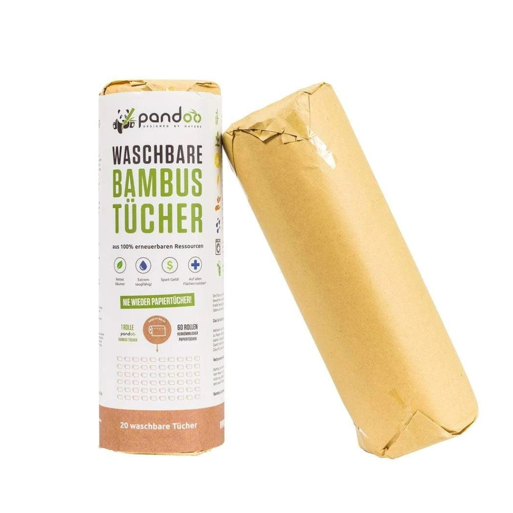 E-shop PANDOO Opakovaně použitelné kuchyňské bambusové utěrky 20 útržků