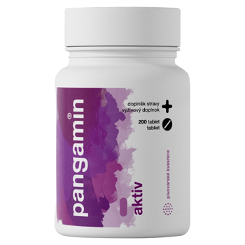 PANGAMIN Aktiv 200 tablet (Vitamíny na pleť) - Přírodní