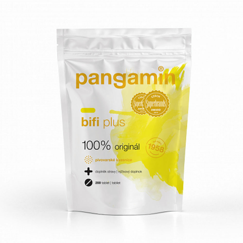 E-shop PANGAMIN Bifi plus pivovarské kvasnice sáček 200 tablet