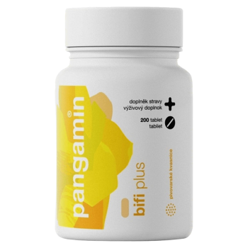 PANGAMIN Bifi plus 200 tablet (Na podporu trávení a vylučování) - Přírodní