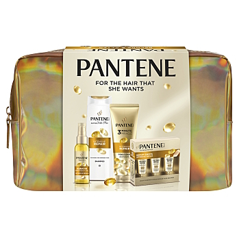 PANTENE Intensive Repair Dárkové balení pro ženy v tašce 4 kusy (Kosmetické balíčky)