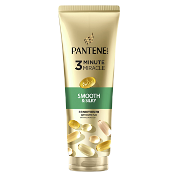 PANTENE PRO-V Smooth & Silky 3 Minute Miracle Kondicionér 220 ml (Kondicionéry a balzámy)