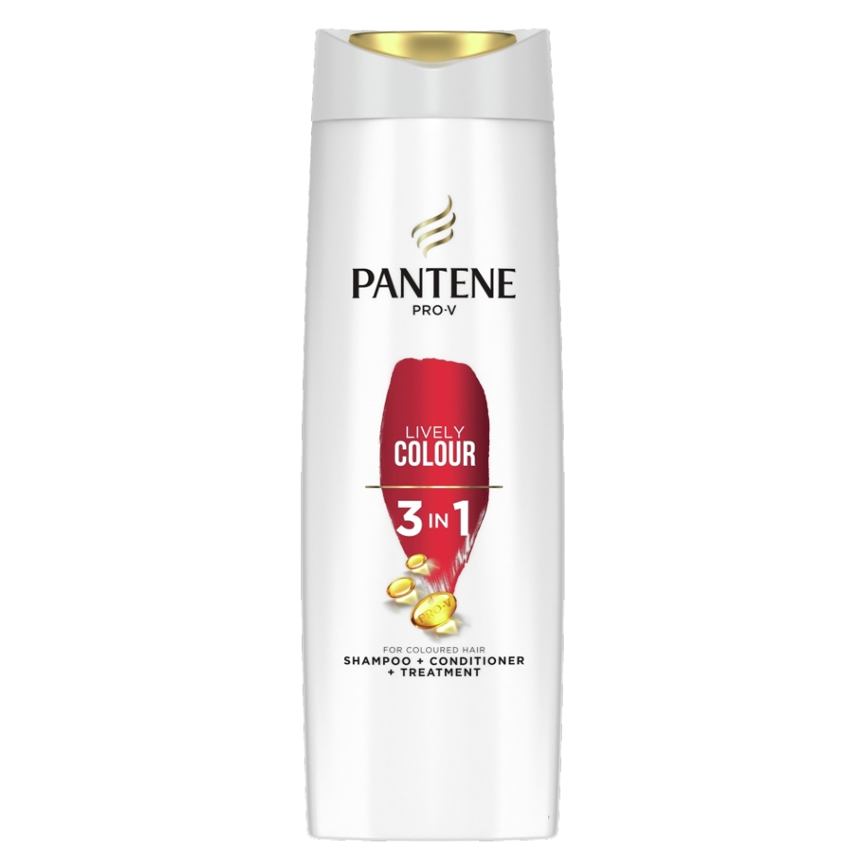 Levně PANTENE PRO Šampon 3v1 Color 360 ml
