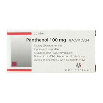 PANTHENOL 100 MG JENAPHARM  20X100MG Tablety