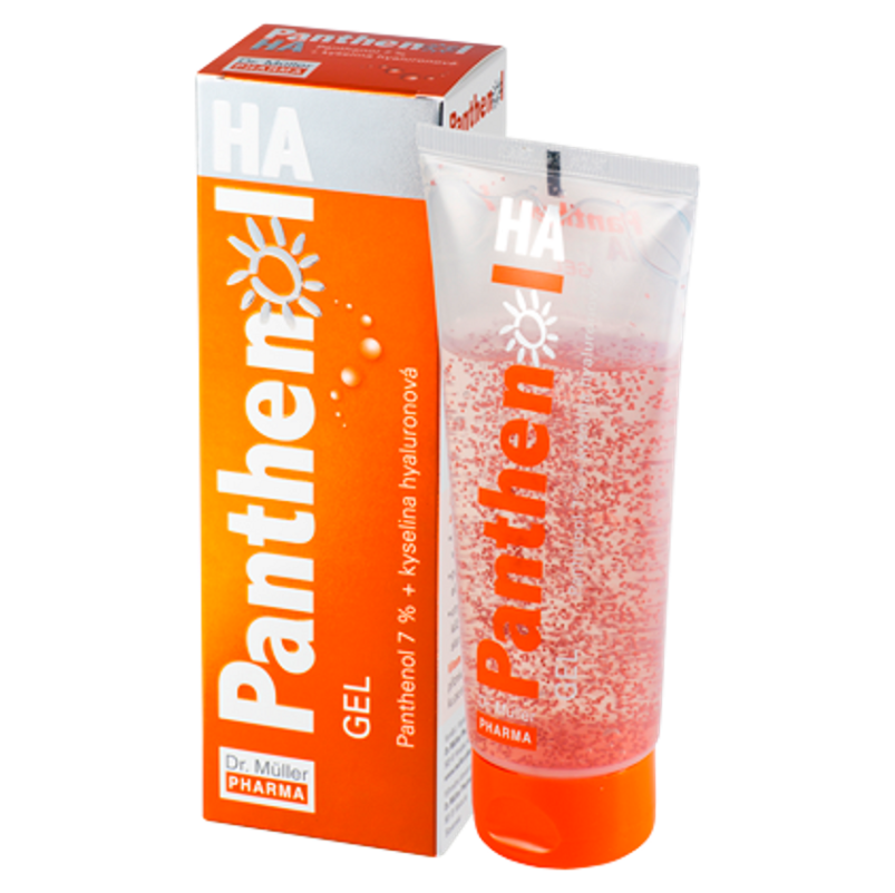 E-shop DR. MÜLLER Panthenol HA gel 7% 110 ml, Obsahuje složku: Panthenol