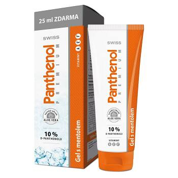 PANTHENOL Swiss Premium 10% gel s mentolem 100 + 25 ml