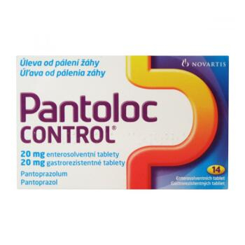 PANTOLOC CONTROL 20 MG  14X20MG Tablety