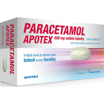 APOTEX Paracetamol 500 mg 10 kapslí