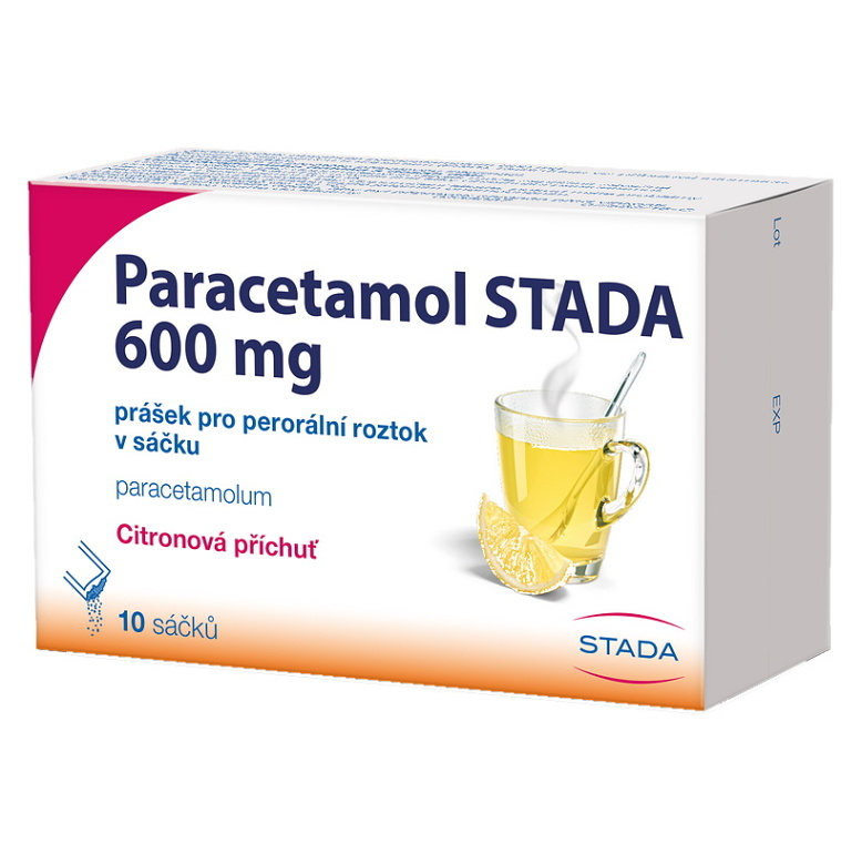 E-shop PARACETAMOL STADA 600 mg hot drink 10 sáčků
