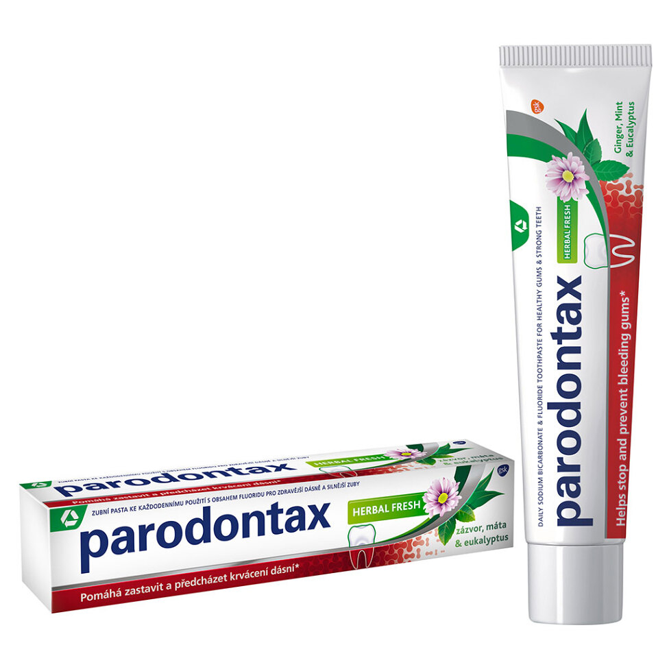 Levně PARADONTAX Herbal Fresh Zubní pasta 75 ml