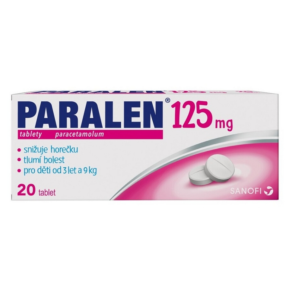 E-shop PARALEN Pro děti 125 mg 20 tablet