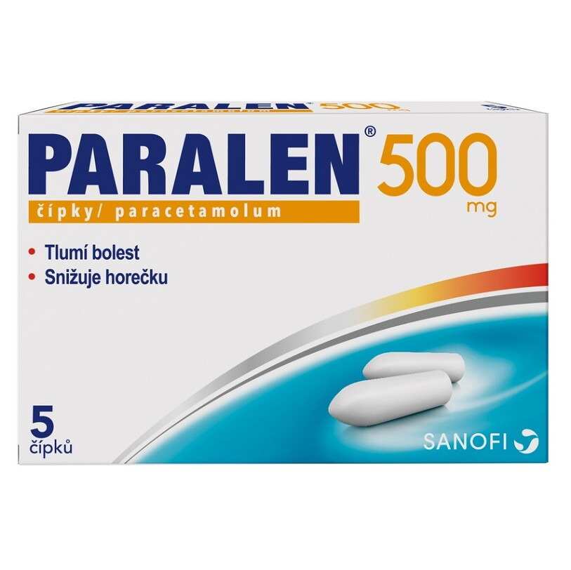 Levně PARALEN 500 SUP 500 mg 5 čípků