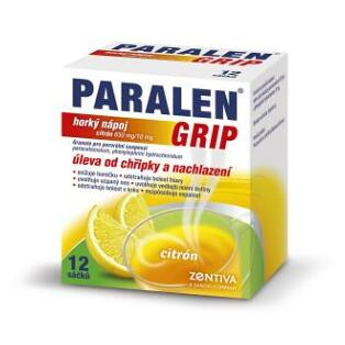PARALEN GRIP horký nápoj 12 sáčků citrón