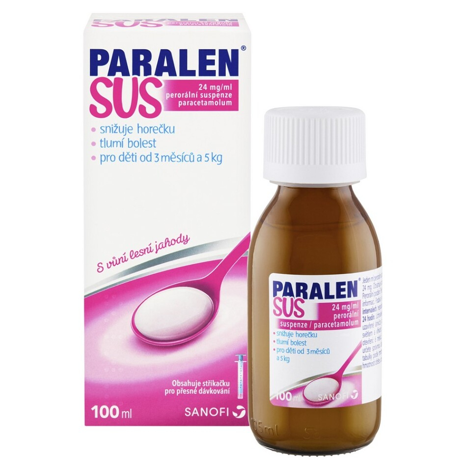 E-shop PARALEN SUS Perorální suspenze 24 mg 100 ml