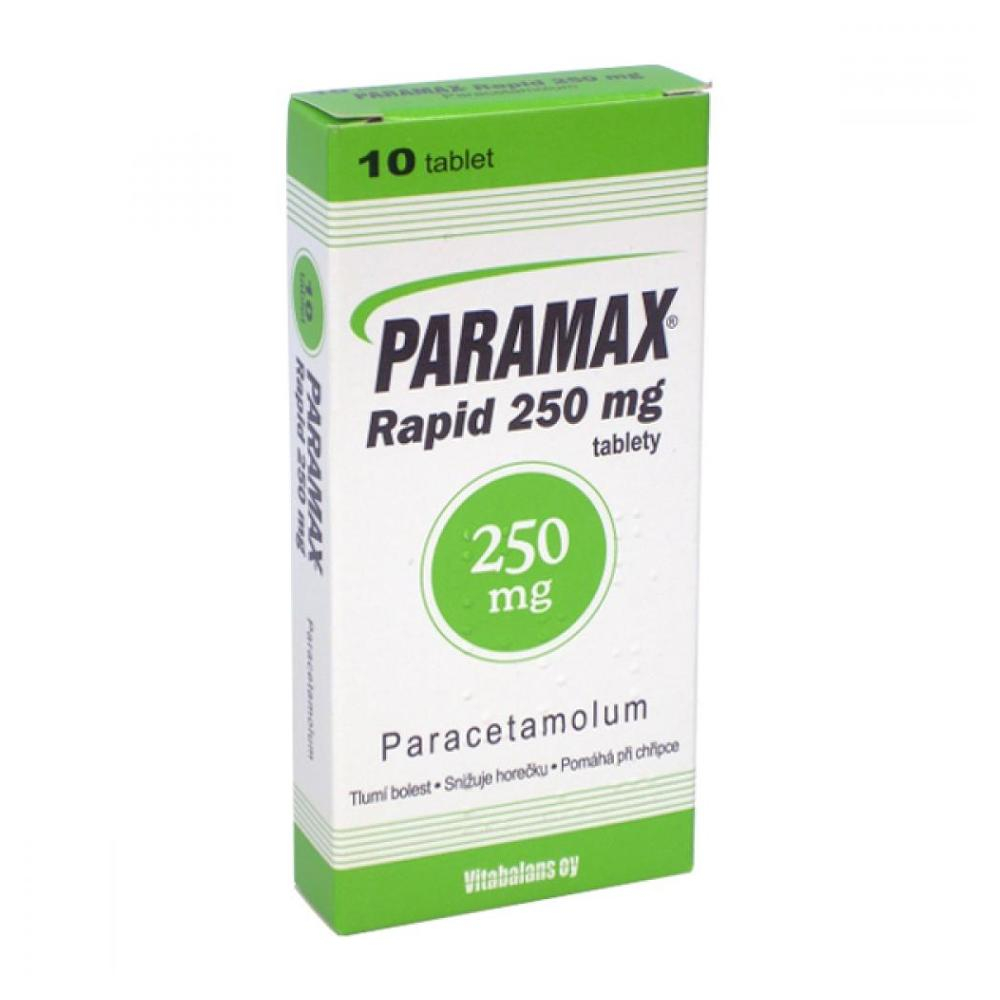 E-shop PARAMAX Rapid 250 mg 10 tablet
