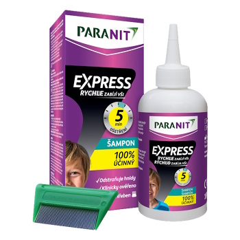 PARANIT Express Šampon 100 ml + hřeben (Přípravky proti vším)