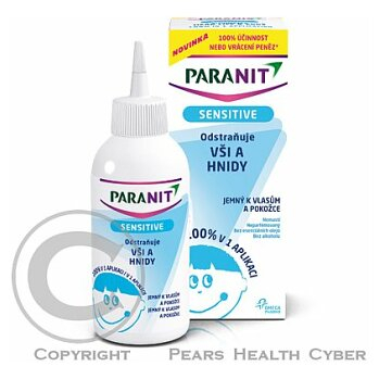 Paranit Sensitive 150 ml (Přípravky proti vším a hnidám)