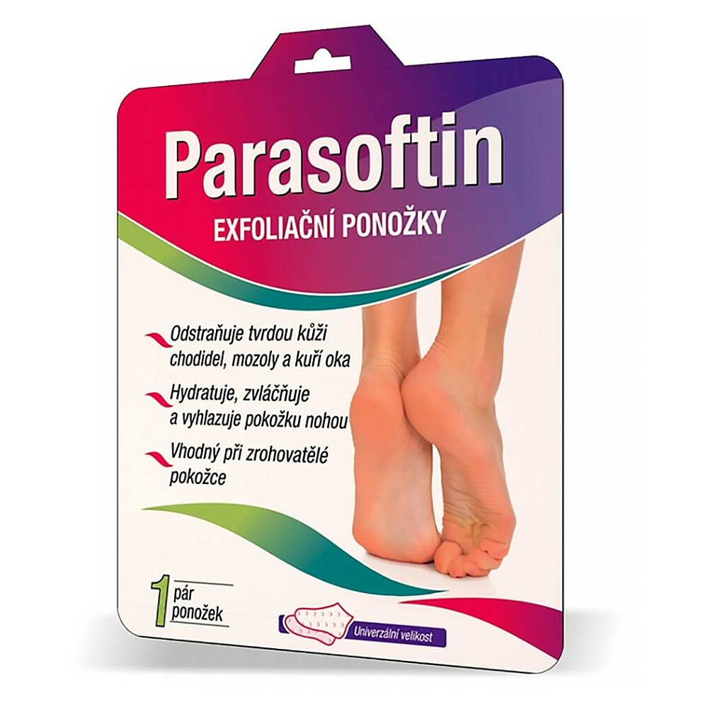 Parasoftin exfoliační ponožky 1 pár