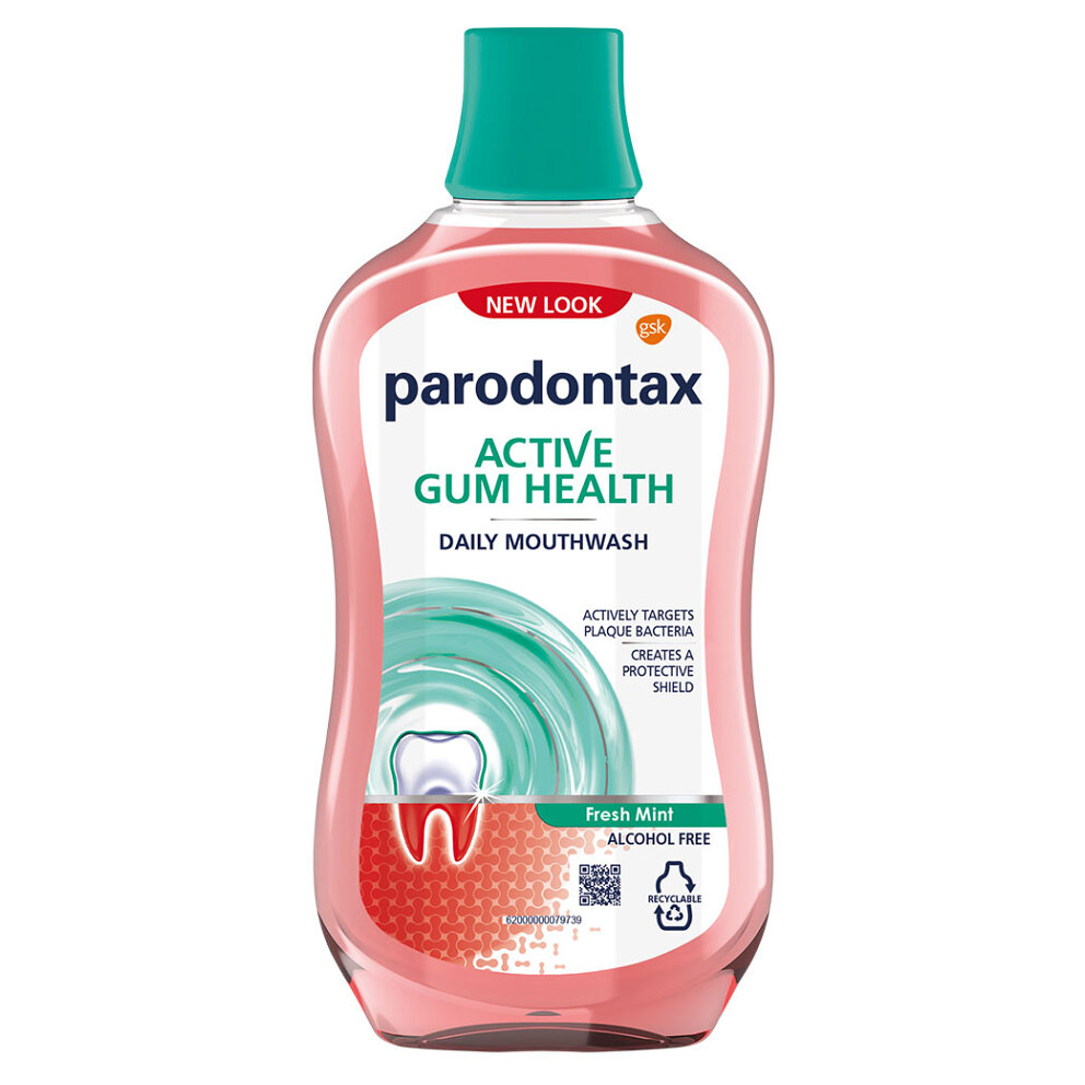 Levně PARODONTAX Daily Gum Care Ústní voda Fresh Mint 500 ml