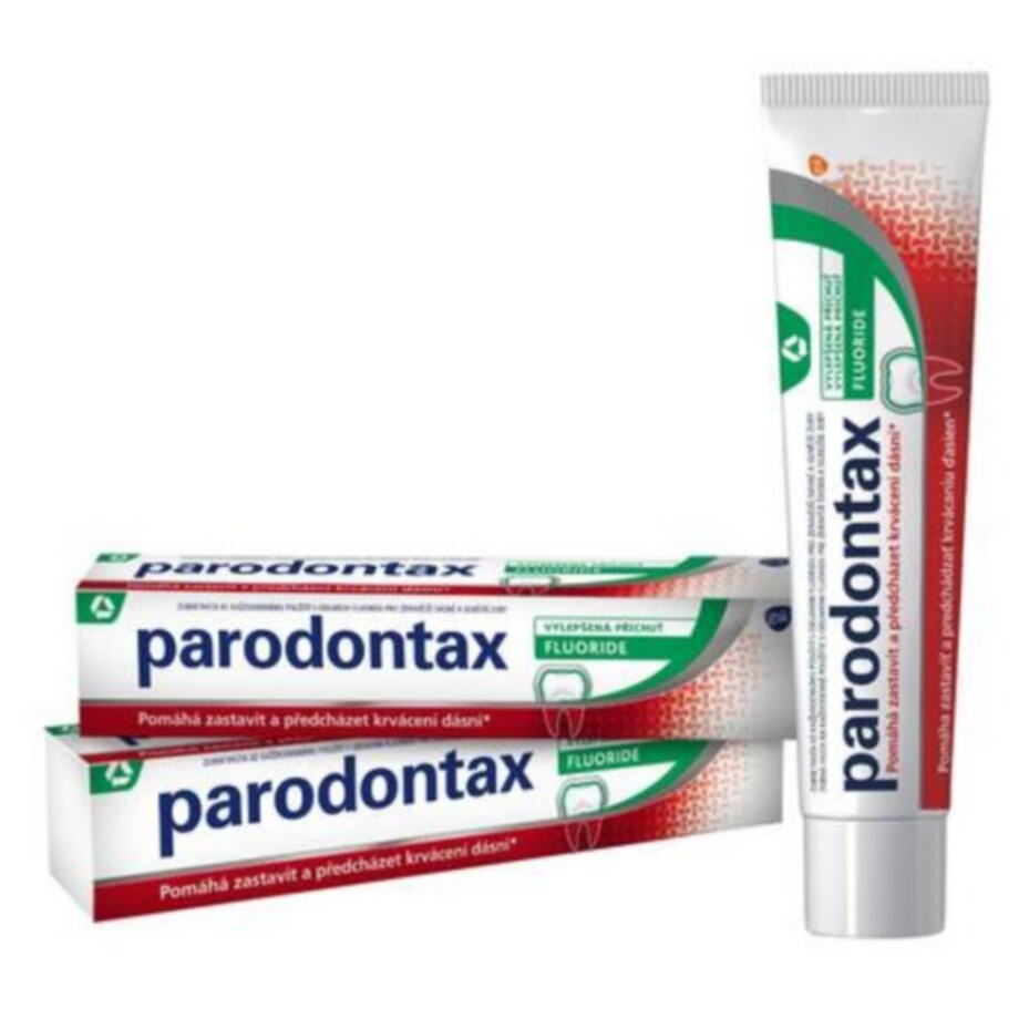 Levně PARODONTAX Fluoride Zubní pasta 2 x 75 ml