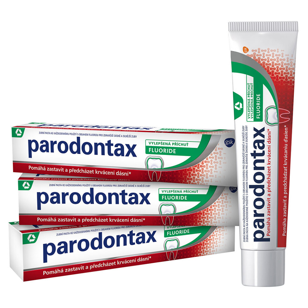 Levně PARODONTAX Fluoride Zubní pasta 3 x 75 ml