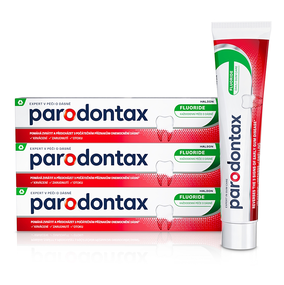PARODONTAX Fluoride Zubní pasta 3 x 75 ml