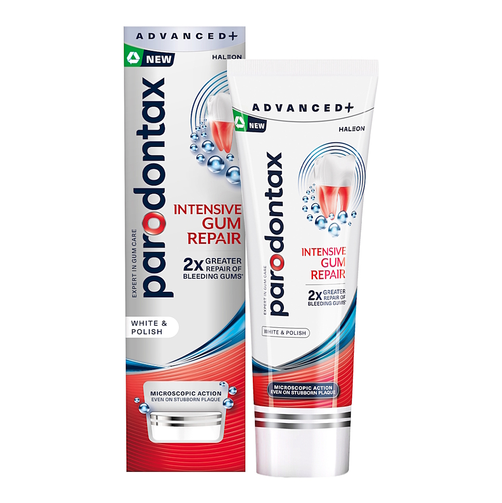 PARODONTAX Intensive gum repair white & polish zubní pasta 75 ml