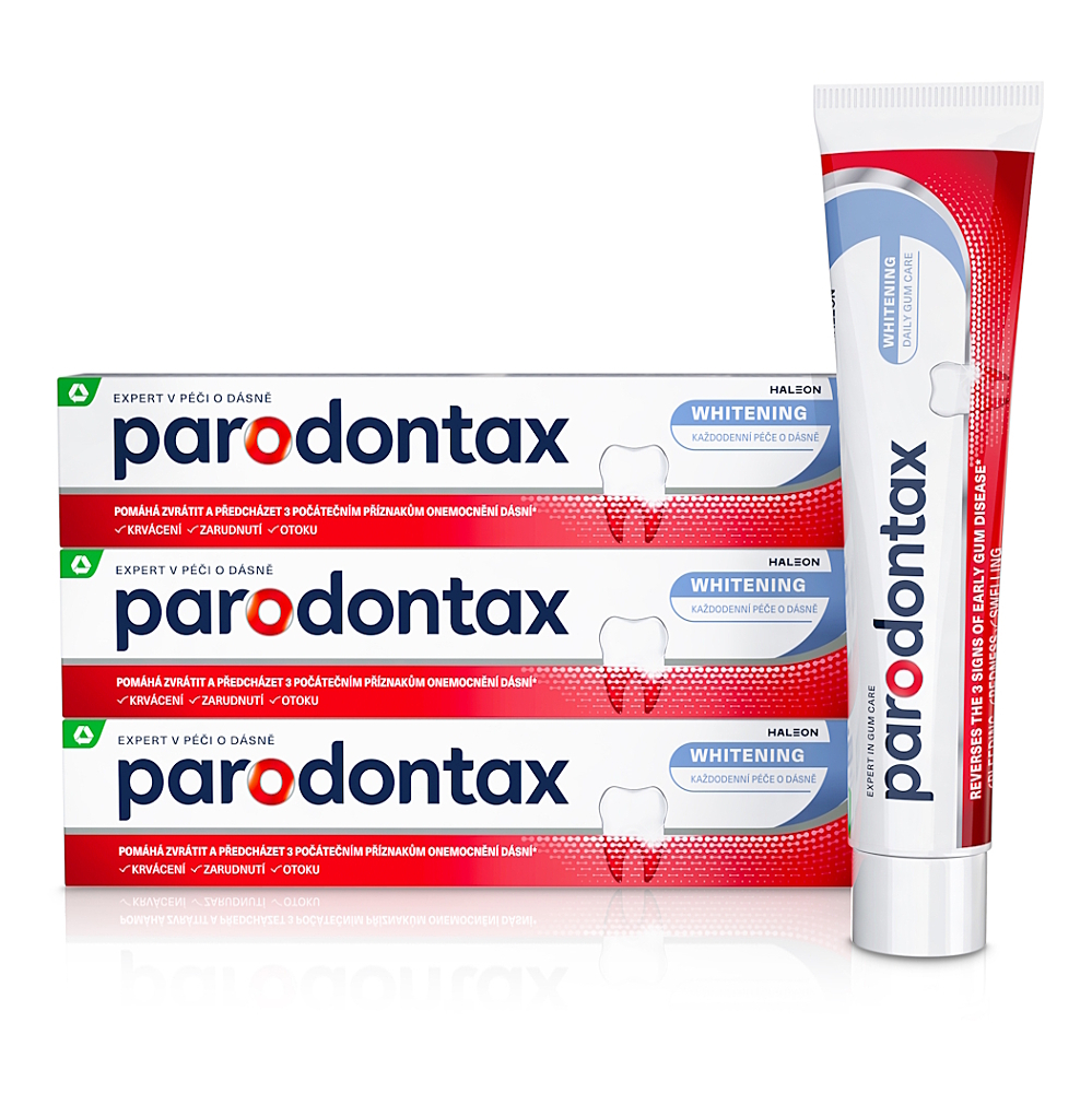 PARODONTAX Whitening Zubní pasta 3 x 75 ml