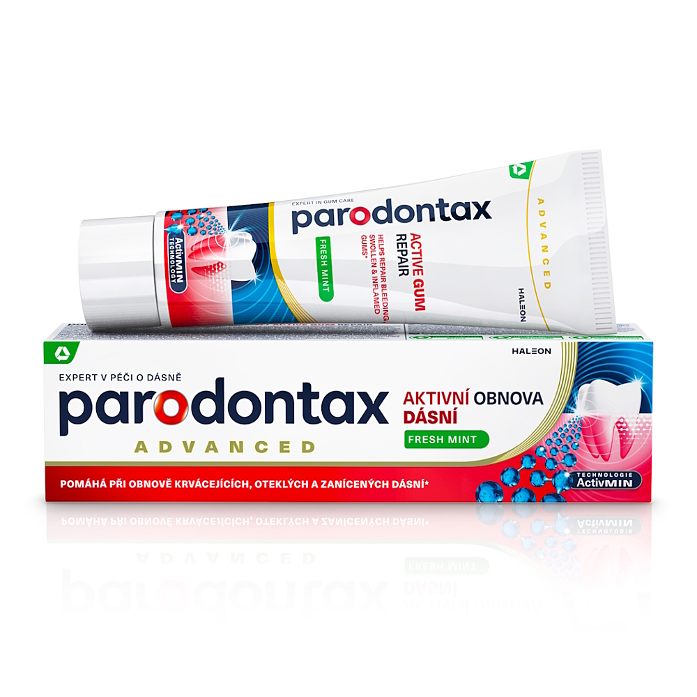 PARODONTAX Whitening Zubní pasta s kyselinou hyaluronovou 75 ml