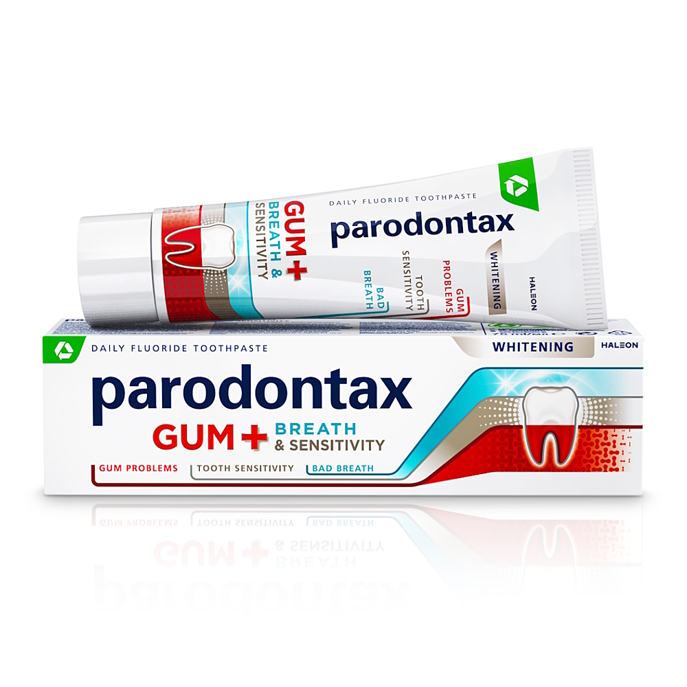 PARODONTAX Zubní pasta pro dásně, dech & citlivé zuby Whitening 75 ml