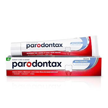 PARODONTAX Zubní pasta Whitening 75 ml (Zubní pasty na citlivé zuby a dásně)