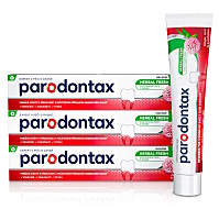 PARODONTAX Zubní pastal Herbal Fresh 3 x 75 ml