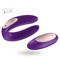 SATISFYER Partner toy plus remote vibrátor pro páry fialová