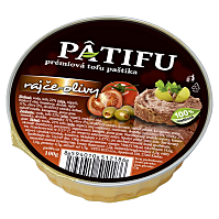 PATIFU Alternativa paštiky rajče a olivy 100 g