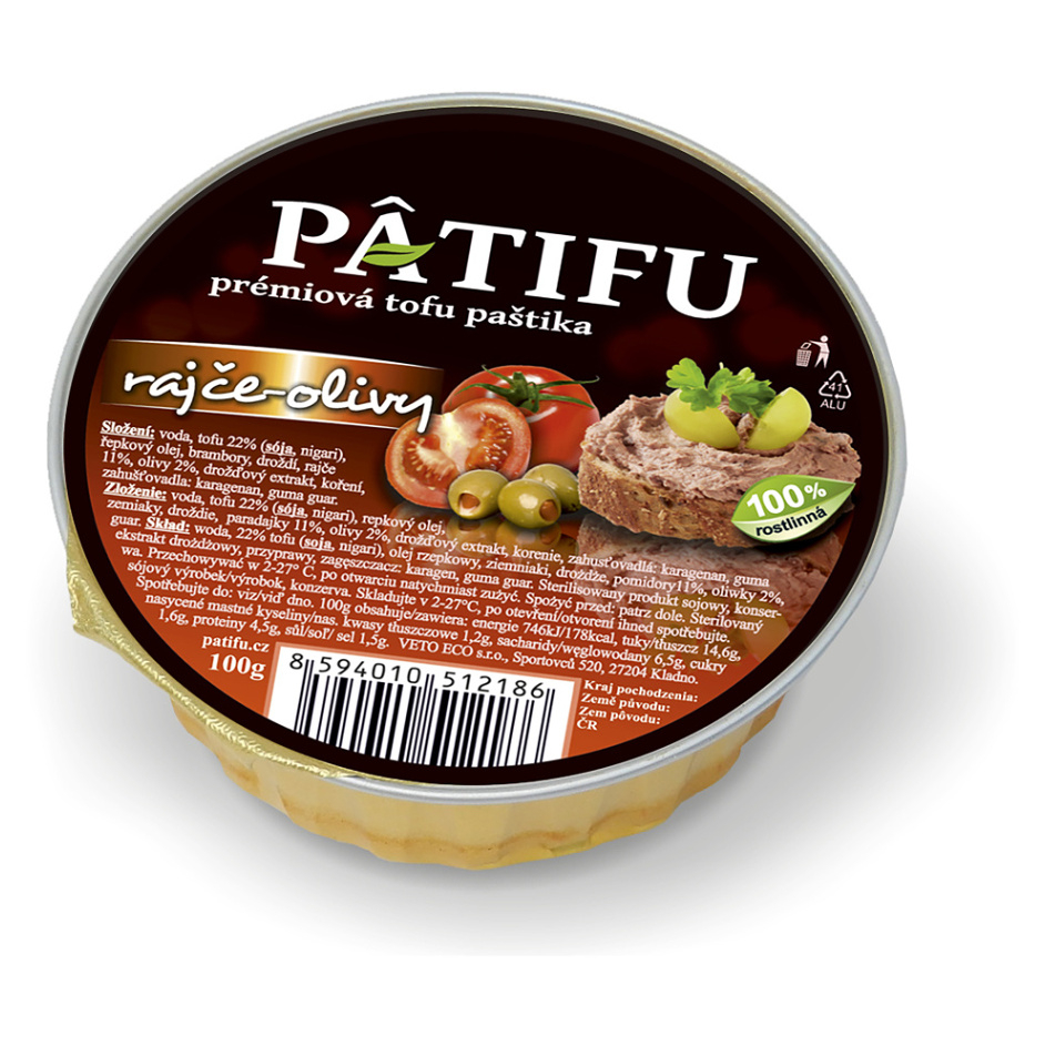 E-shop PATIFU rajče- olivy 100g