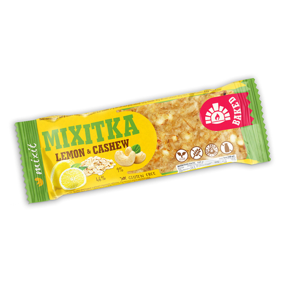 Levně MIXIT Mixitka pečená kešu a citron bez lepku 60 gramů