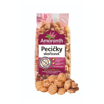 AMARANTH Pecičky skořicové 100 g (Bezlepkové křupky a cereálie) - Sladké