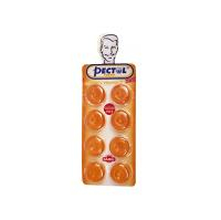PECTOL Dropsy s pomerančovou příchutí a vitaminem C blistr 8 kusů
