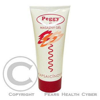 PEGGY masážní gel s kapsaicinem extraktem z pál. papr. 200 ml
