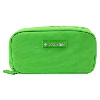 COOLINGBAG Penál na příslušenství pro diabetiky limetkový (Pouzdra na inzulínová pera)