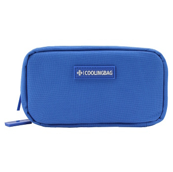 COOLINGBAG Penál na příslušenství pro diabetiky modrý (Pouzdra na inzulínová pera)