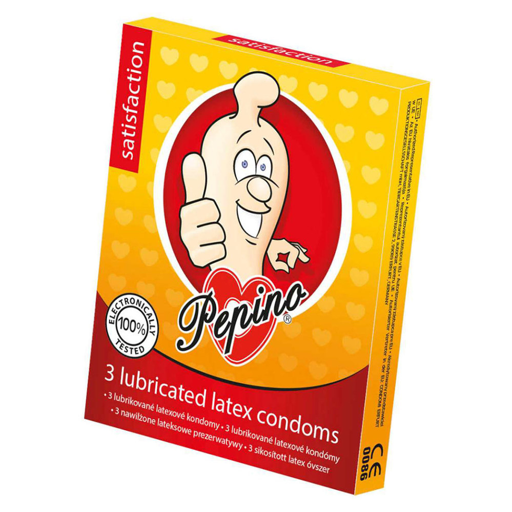 Levně PEPINO Kondomy Satisfaction 3 kusy