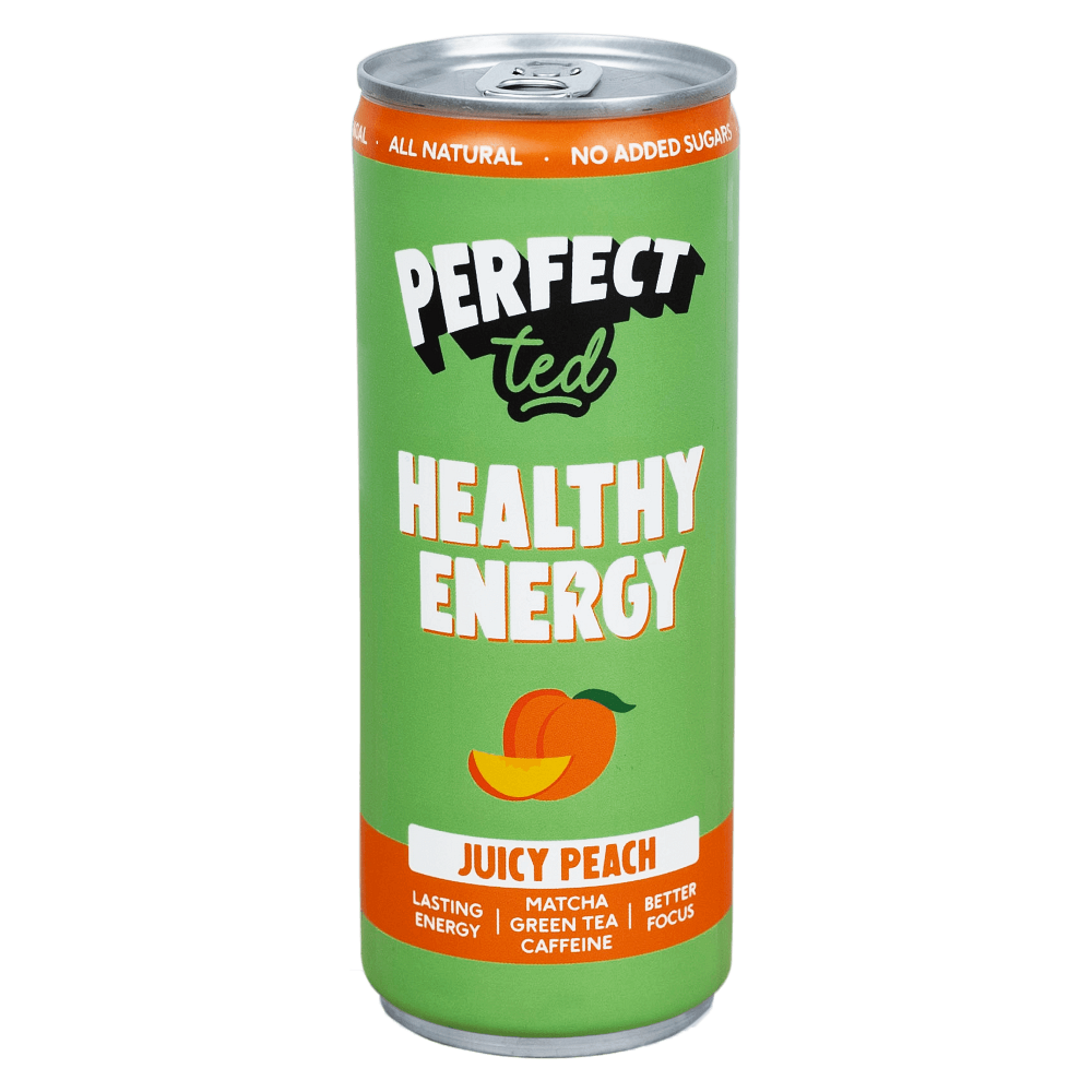PERFECTTED Healthy matcha energy drink broskev 250 ml
