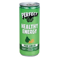 PERFECTTED Healthy matcha energy drink hruška a zázvor 250 ml